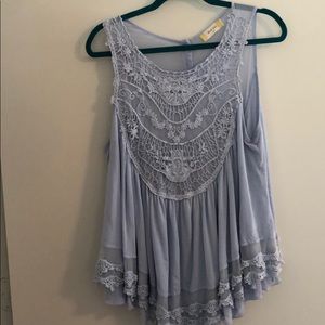 Baby blue tank Altar’d State